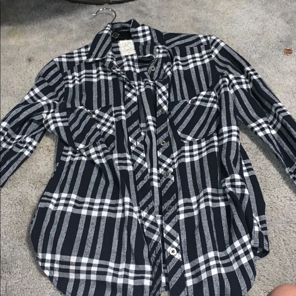 Pacsun LA HEARTS flannel barley worn